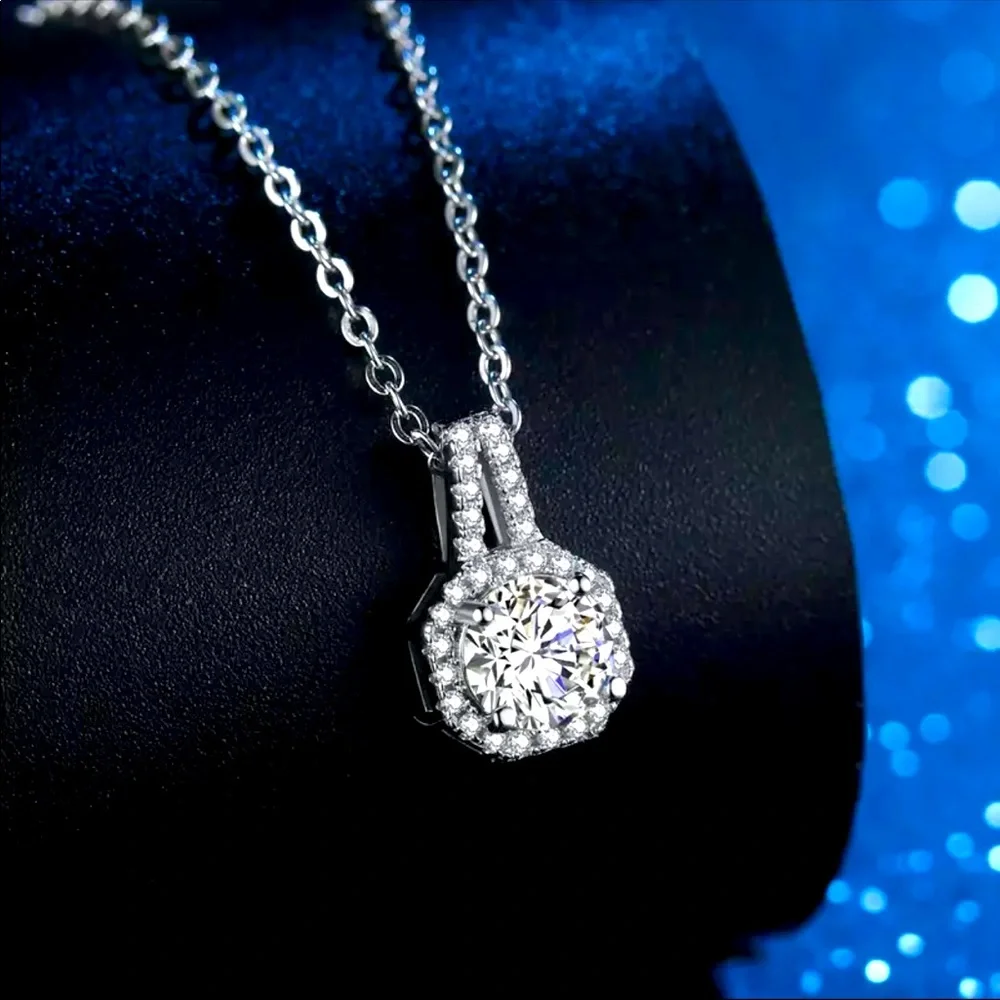 đź’™Sterling Silver Pendant Necklace - Picture 1 of 4